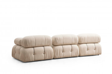 Coltar Bubble modular, 3 locuri, crem - Img 10