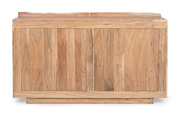 Comodă Aron cu 6 sertare, lucrată manual din lemn de acacia, efect lemn natural, 142x45x83 cm - Img 4