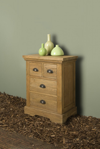 Comoda din tec reciclat 73 cm - Img 2