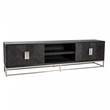 Comoda Tv din stejar Blackbone 220 cm