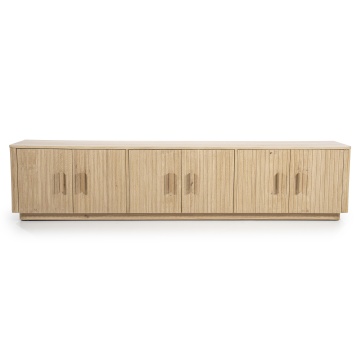 Comoda TV Rosenborg din lemn de stejar 223,8x45,4x50 cm
