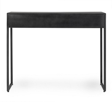 Consolă Dorset cu 2 sertare, din lemn și metal, 100x33x80 cm - Img 4
