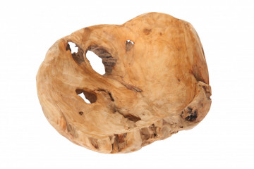 Decoratiune din lemn Crater, natural - Img 1