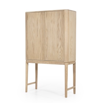 Dulapior Harvey din lemn de stejar 90x40x150 cm - Img 3