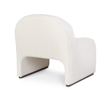 Fotoliu Bassilla Bouclé, Natural, 71 x 69 x 72.5 cm - Img 2