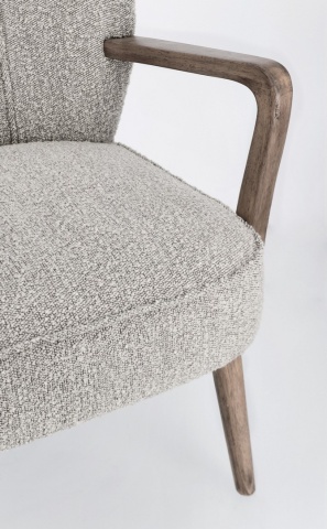 Fotoliu Moritz, bouclé, Stone, 66.5x73.5x81.5 cm - Img 7