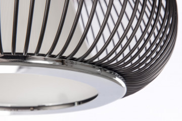 Lustra din metal Exota neagra, un bec - Img 4