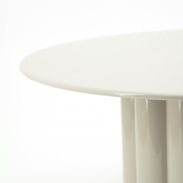 Masuta de cafea din metal Olympa bej 63x63x35,6 cm - Img 2