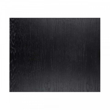 Masuta de cafea dreptunghiulara din stejar si metal Oakura 65x55x45 cm neagra - Img 3