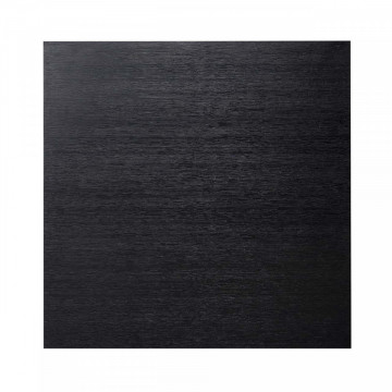 Masuta de cafea patrata din stejar cu spatiu de depozitare Oakura 42x90x90 cm neagra - Img 3