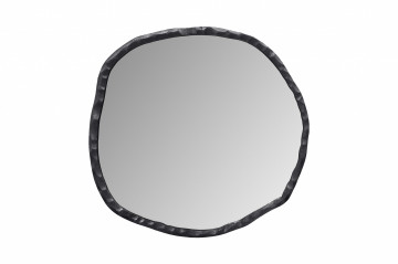 Oglindă cu rama din aluminiu neagra Duke 75x75x3 cm - Img 1