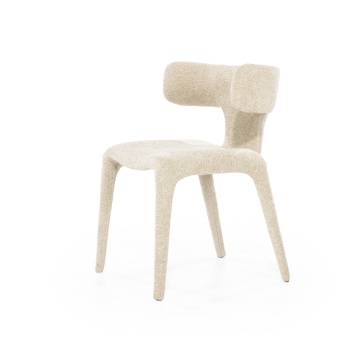 Scaun Dave din Tesatura, metal si lemn taupe - Img 2