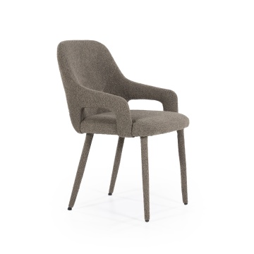 Scaun Fika din tesatura maro - Img 10