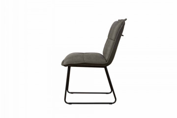 Scaun piele artificiala Seda gri - Img 2