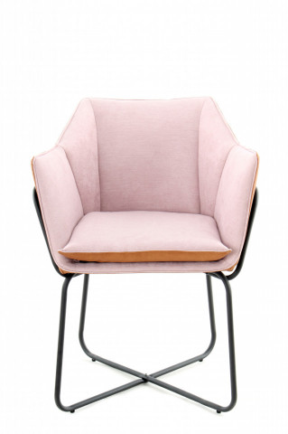 Scaun tapitat Marietta Pastel Violet/Terracotta - Img 2