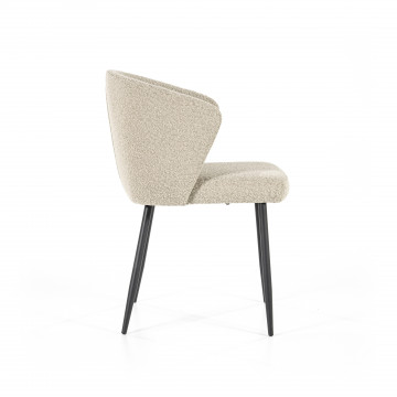 Scaun tapitat Santos taupe - Img 11