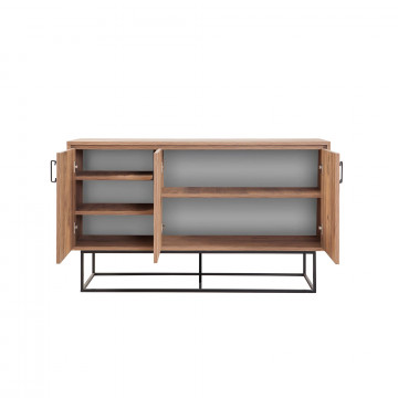 Servanta din pal melaminat Quantum Mare pin 140x80x40 cm - Img 4