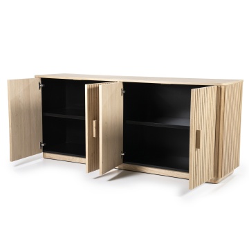 Servanta Rosenborg din lemn de stejar 175x45,4x75 cm - Img 3