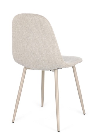 Set 4 scaune Irelia tapitate Taupe/Beige - Img 2