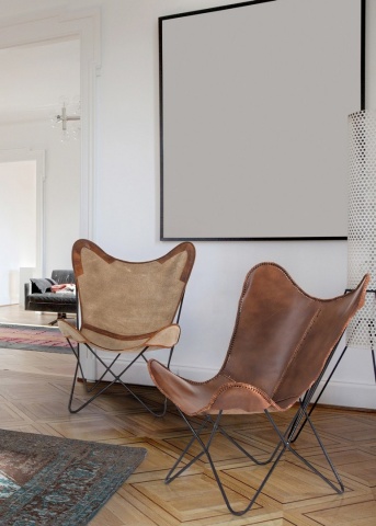 Set de 2 fotolii Eaton, stil nordic, bej, 75 x 87 x 86 cm - Img 9