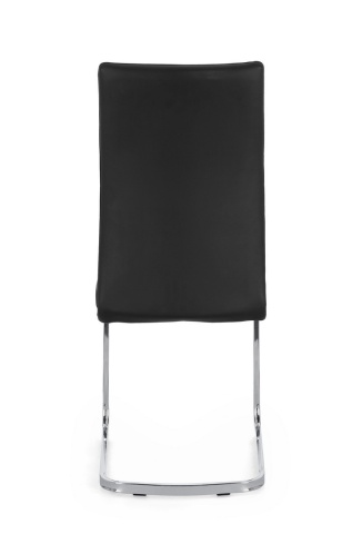 Set de 4 scaune Myra din piele ecologică, negru, 41x60x98 cm - Img 5