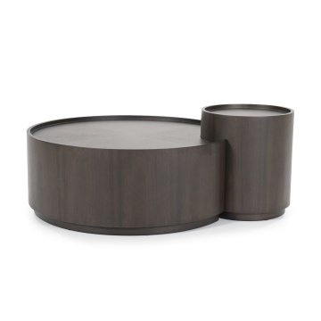 Set de masute de cafea Max Furnir de nuc