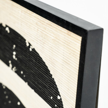 Tablou Kyoto 80x3x120 cm negru - Img 2