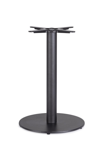 Bază de masă Ecate, din fontă și oțel, finisaj negru vopsit electrostatic, diametru 50 cm, înălțime 72 cm - Img 2