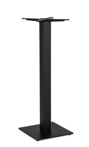 Bază pentru masă Giunone, din fontă și oțel, reglabilă, finisaj negru, înălțime 108 cm, bază 40x40 cm