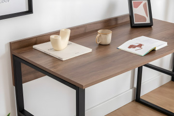 Birou din pal melaminat Rana nuc 120 cm - Img 4