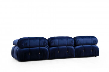 Coltar Bubble modular, 3 locuri, albastru - Img 2