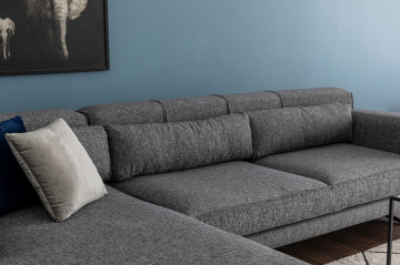 Coltar Jivago pe stânga, 3 locuri, gri - Img 5