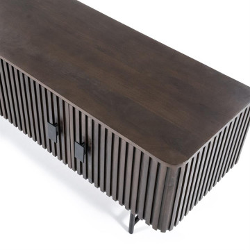 Comoda TV din lemn de mango Remi 250 cm maro - Img 2