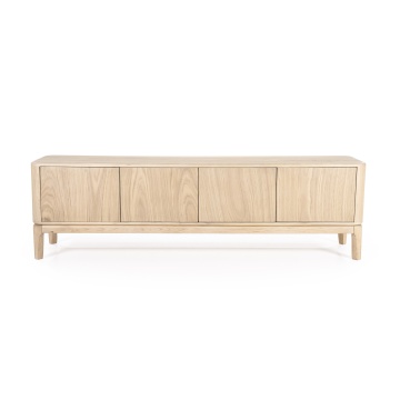 Comoda TV Harvey din lemn de stejar 170x40x50 cm