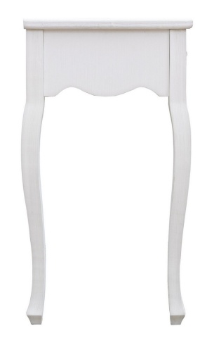 Consolă Blanc cu două uși, finisaj mat, alb, 80x40x75 cm - Img 4