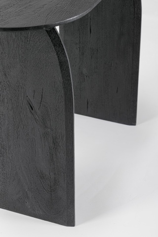 Consolă Monterrey, 110 cm, din lemn de mango, cu finisaj nitrocelulozic, negru, 110x45x76 cm - Img 5