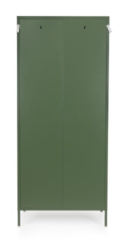 Dulap Cambridge, cu 2 uși, din oțel, vopsit electrostatic, verde salvie, 80x50x185 cm - Img 4
