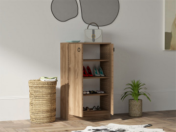 Dulapior din pal melaminat Defne nuc 60x100x31,6 cm - Img 3