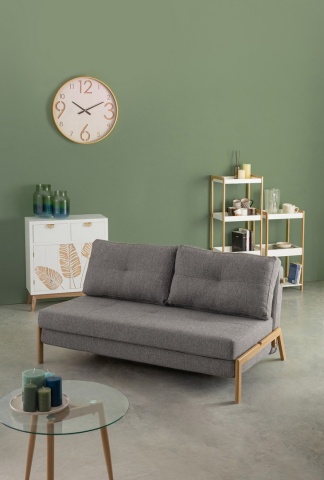Dulapior Folium cu 2 uși și 2 sertare, din lemn de brad cu decor încrustat manual, 70x30x80 cm - Img 6