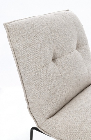 Fotoliu lounge rabatabil Galene, natural, 60x85.5x72 cm - Img 6