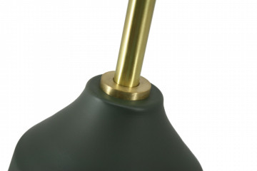 Lampa decorative din fier/cupru Carisa verde army, un bec - Img 4