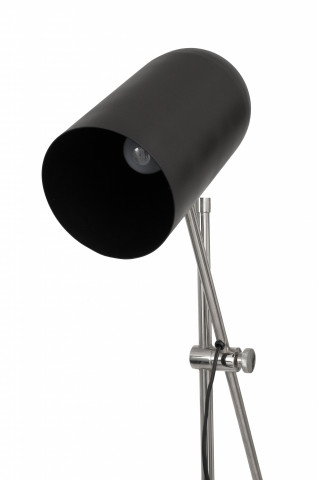 Lampadar din fier/alama/marmura Celeste, negru/argintiu, un bec - Img 3