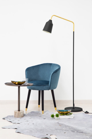 Lampadar din fier/cupru Capree negru, un bec - Img 2