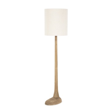 Lampadar Rine din lemn de mango maro 45x45x183,5 cm