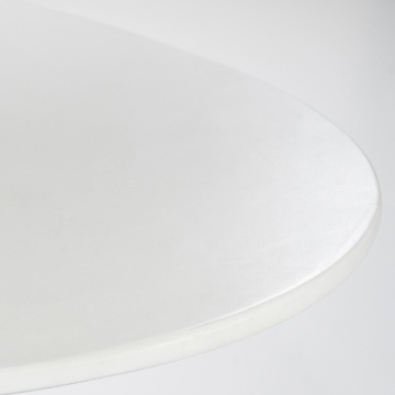 Masa de sufragerie Elin rotunda din fibră de sticlă 130x76 cm - Img 3