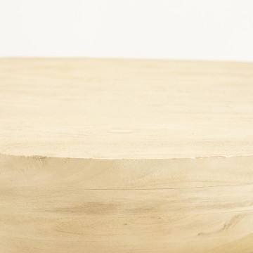 Masuta de cafea Cobble din lemn natur 75x59x35 cm - Img 2