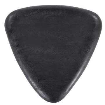 Masuta de cafea din lemn de mango Jiska 46x49 cm neagra - Img 2