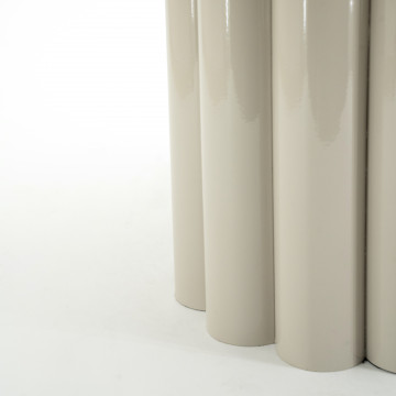 Masuta de cafea din metal Olympa bej 63x63x35,6 cm - Img 3