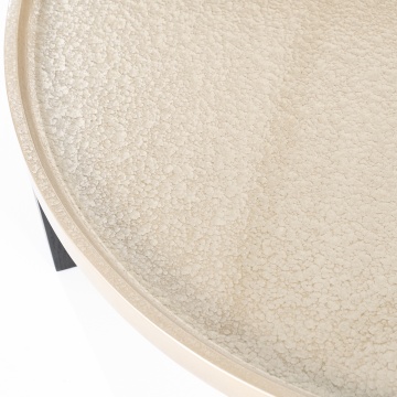 Masuta de cafea Mayson din MDF stejar bej 120x25 cm - Img 2