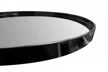 Masuta de cafea patrata/rotunda Dom Butler 77x49,5x46 cm neagra - Img 5